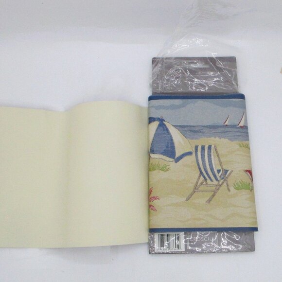 Croscill Ocean City Beach Wallpaper Border 2 pkg  5Yd each 6.5" Wide - Picture 4 of 4
